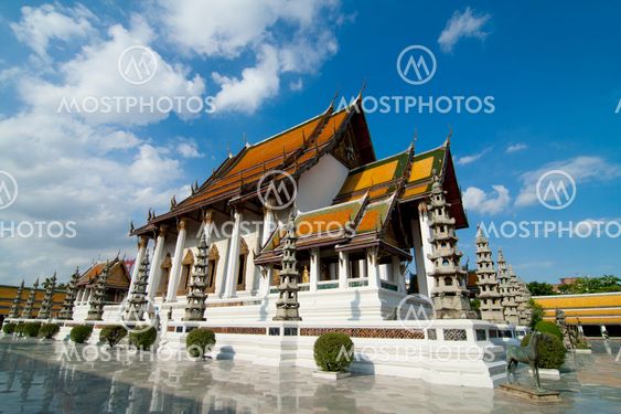 Wat Suthat rayal temple of Bangkok , Thailand