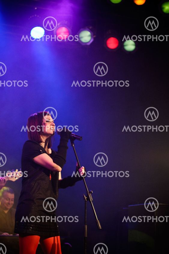 MOSCOW - MARCH 9: Razoom band performs at OTV2 live show on March 9, 2009 in Moscow, Russia