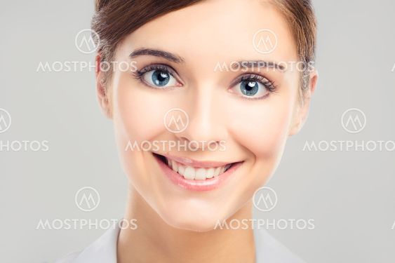 Smiling young woman