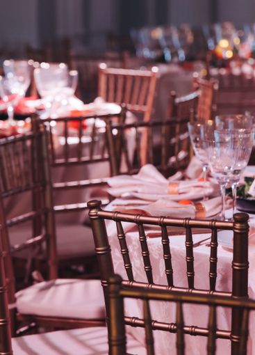 Beautiful table decoration for luxury  event in pink and...