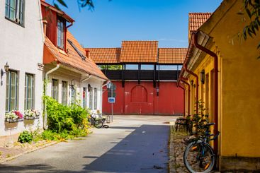 Medieval and Hansa inspired living area Jakriborg in...