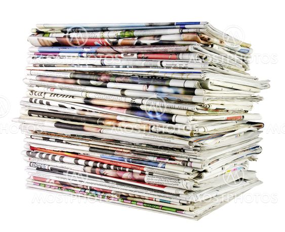 stack of newspapers 02