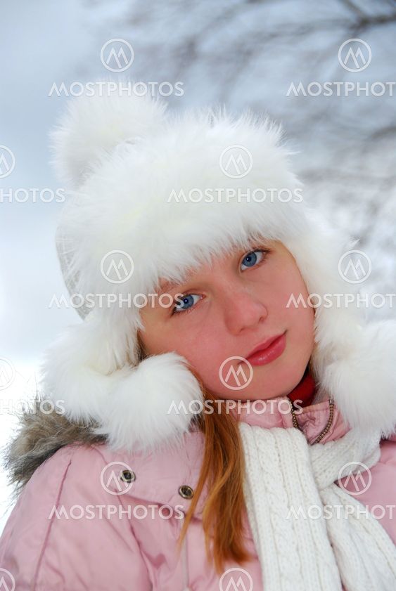 Girl winter hat