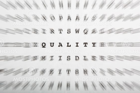 Crossword letters, focus on word quality
