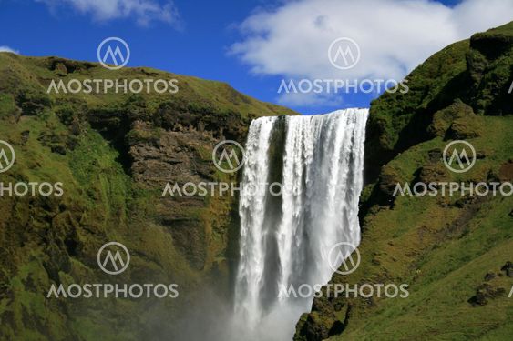 Skogafoss waterfall