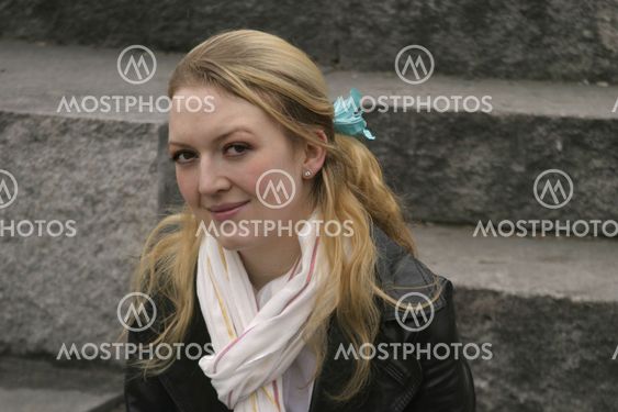 Young Woman in City