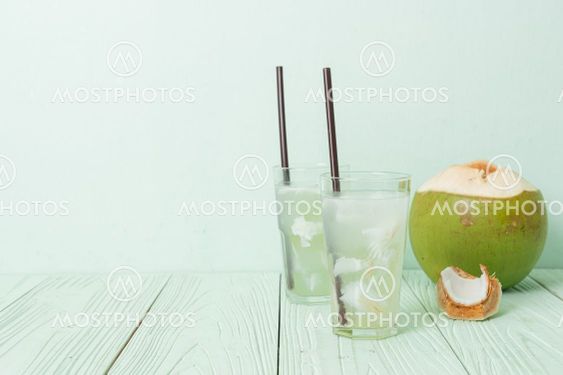 coconut water or coconut juice