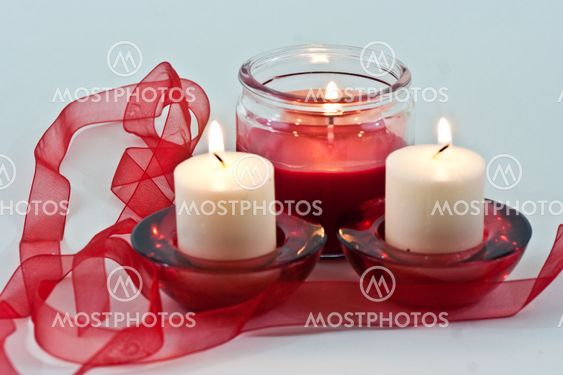 Group of Three candles