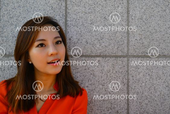 Asian Young Business Woman's Portrait