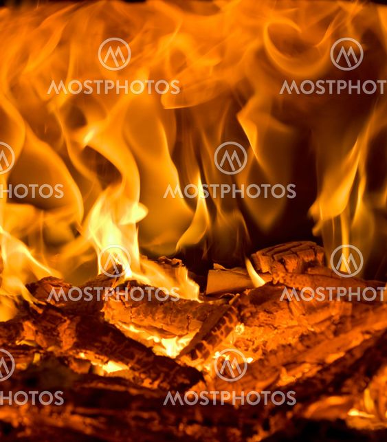 Burning fire