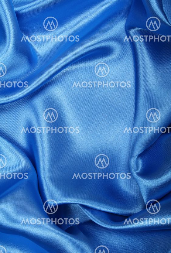 Smooth elegant blue silk can use as background