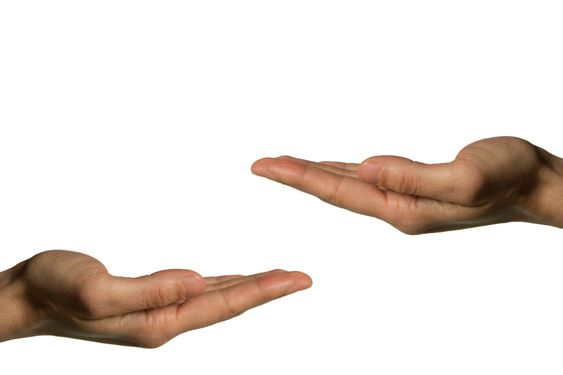 Two hands (left hand)