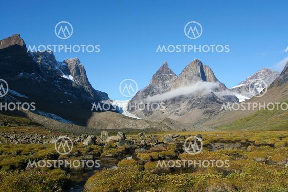 Mountains in Dronning Marie Dal, Greenland