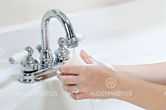 Washing hands