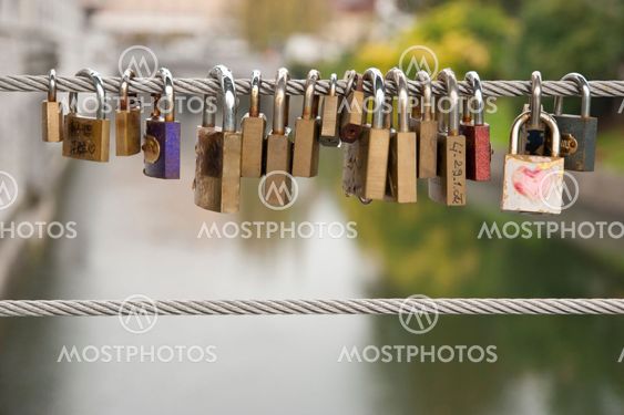 Love Locks on the Fence
