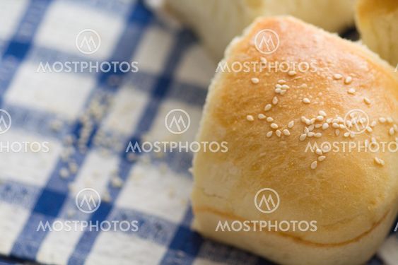 Homemade bread buns