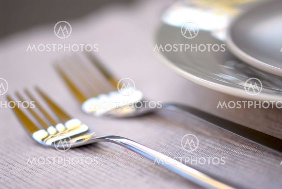 Plates and cutlery
