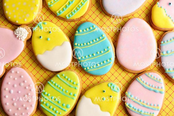 Easter homemade gingerbread cookie