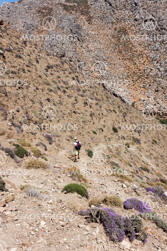 Trekking at Traxoulas canyon