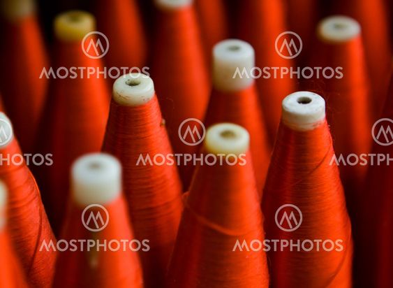 Colorful of the cone threads