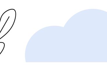 Feather and Clouds Highlighting Creativity and...