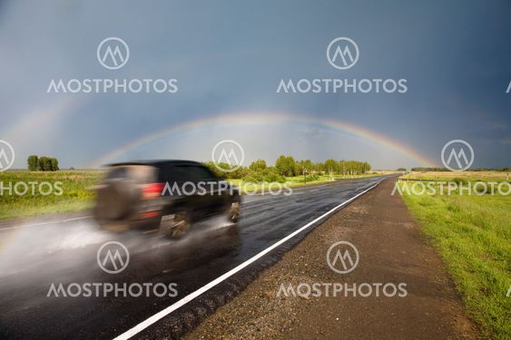 Road to the rainbow.
