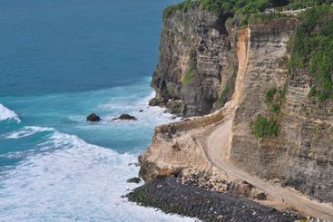 Coast at Uluwatu, Bali, Indonesia.