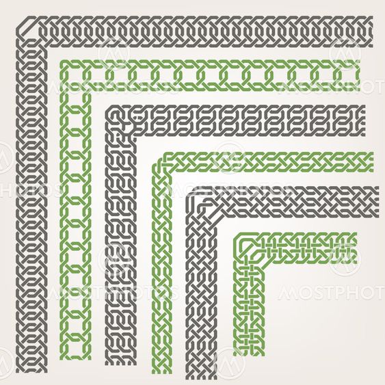 Decorative seamless border