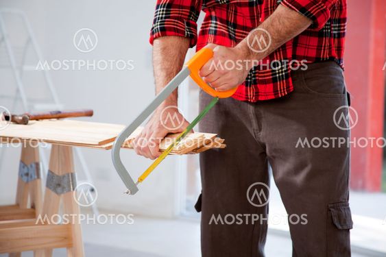 Cut Wood Handsaw