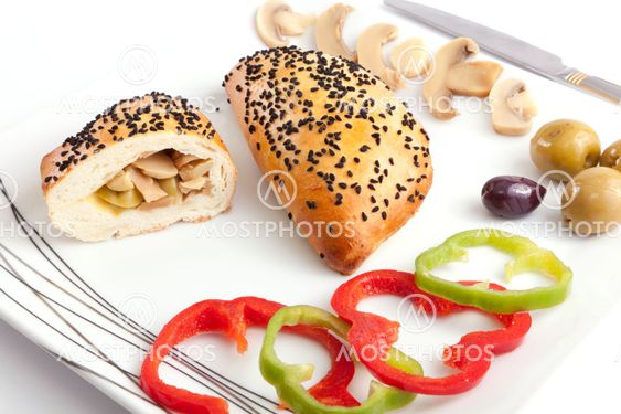 Pate stuffed with Mashroom