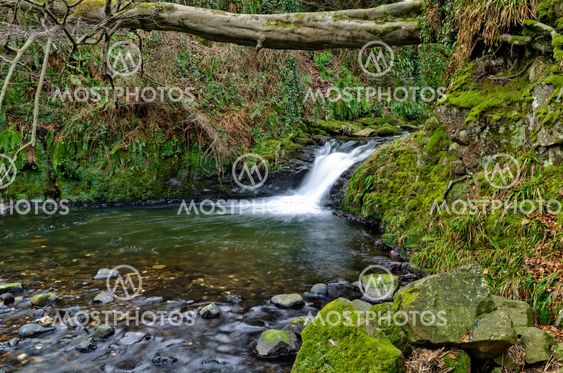Glenoe Waterfall