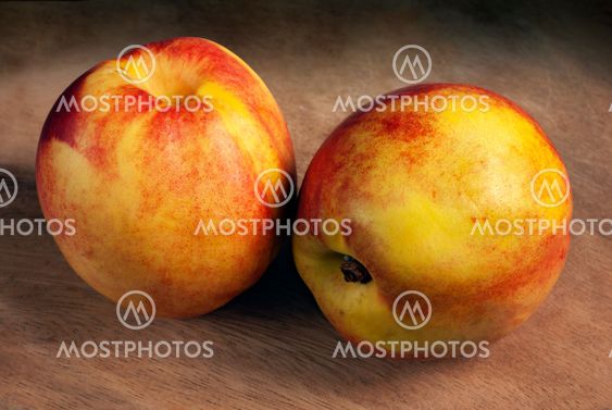 Two nectarines