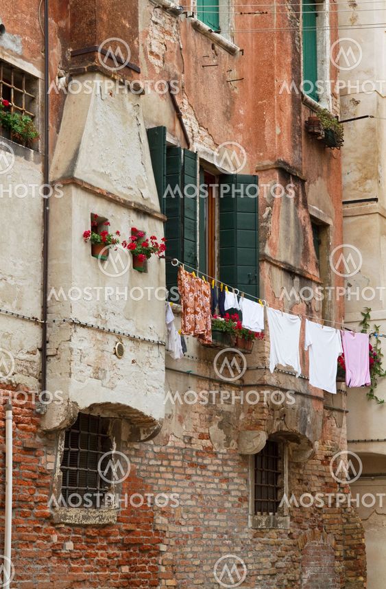 Ancient facade in Italy.