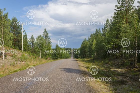 Long straight road