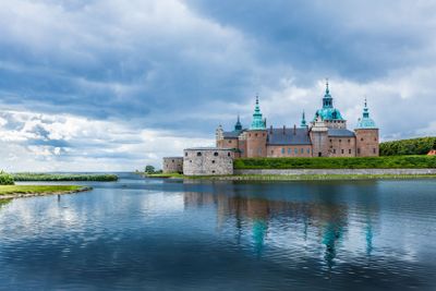 Historical Kalmar castle in Sweden Scandinavia Europe....
