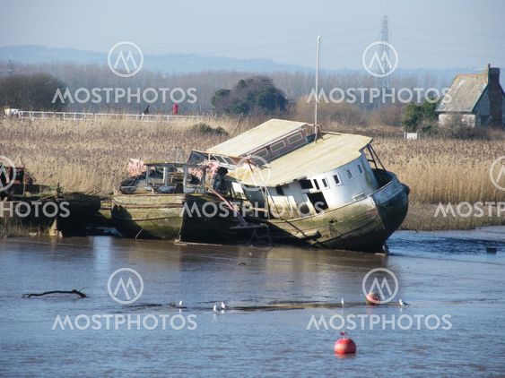 Boats at Low Tide