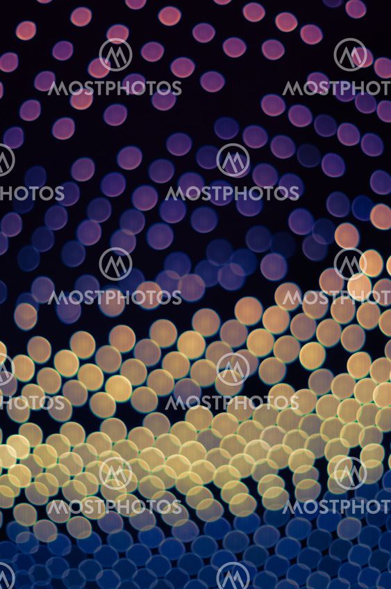 Colorful background of gradient bokeh lights