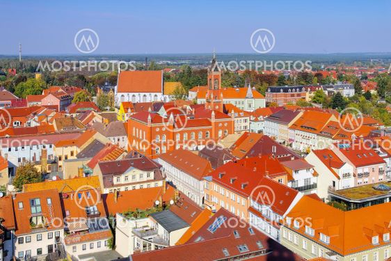 the town Kamenz, Saxony in Germany
