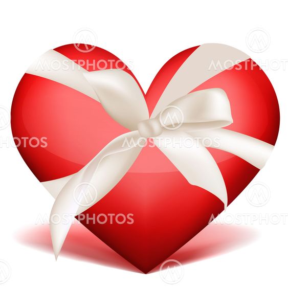 heart with ribbon