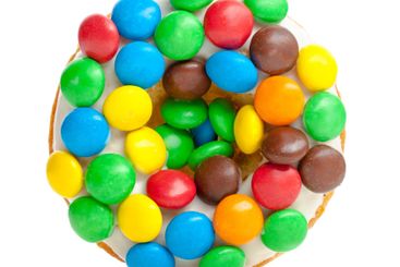 donut isolated on white background