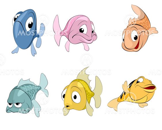 Six fishes set