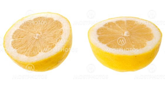 Cut lemon