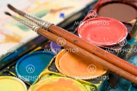 Watercolors (Close View)