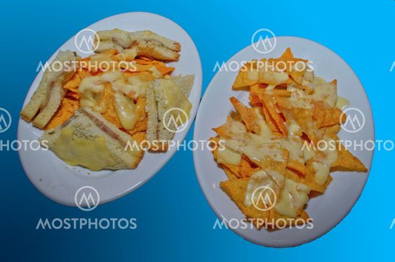 Club sandwich with Chips and cheese