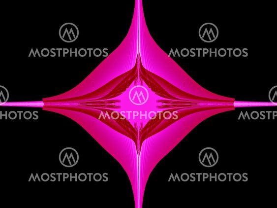 Pink abstract object