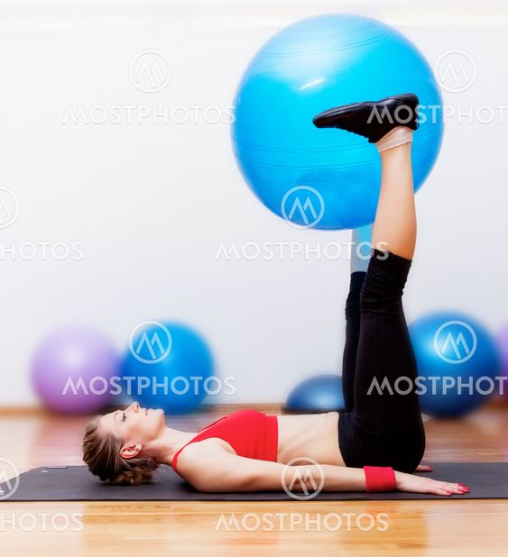 Girl on the training