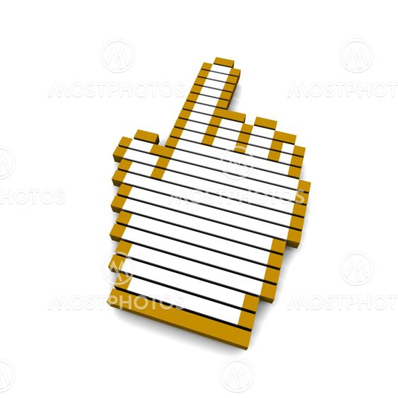 Computer hand cursor