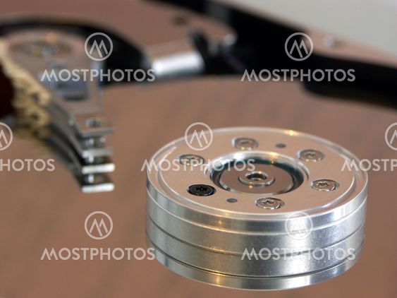 details of an internal computer hard drive