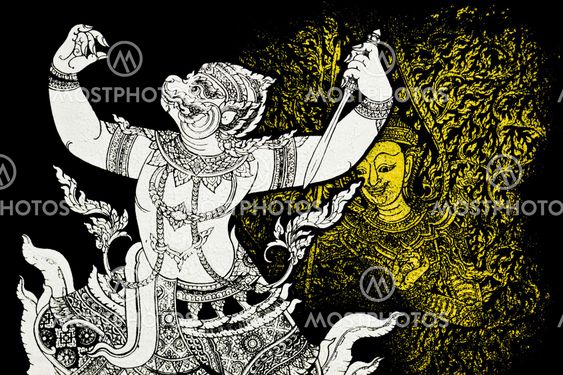 the art in mythology of thailand