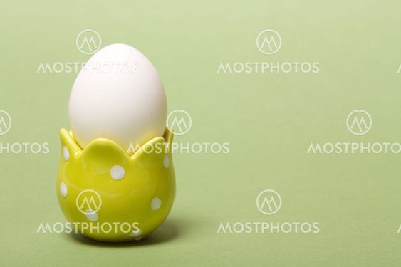 White easter eggs